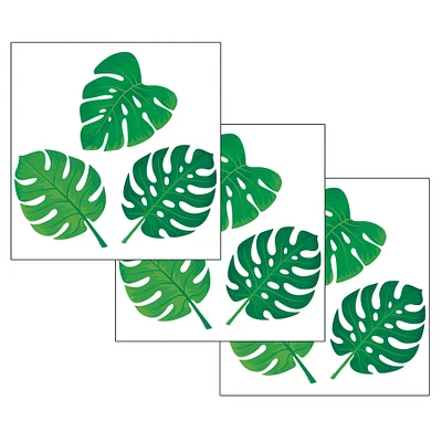 Creative Teaching Press® Palm Paradise Monstera Leaves 6" Designer Cut-Outs, 3 Packs of 36