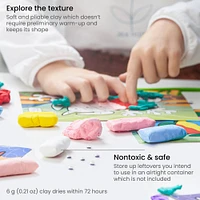 Arteza® Kids Sea Life Clay By Numbers Kit, 56 pcs