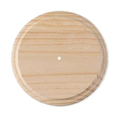 6 Pack: 11" Wooden Round Clock Surface by Make Market®