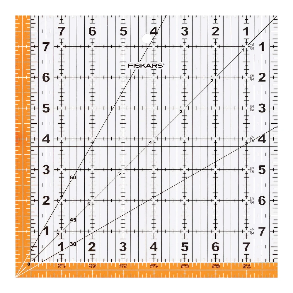 Fiskars® Square Acrylic Ruler, 8.5" x 8.5"