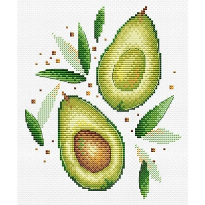 MP Studia Avocado Counted Cross Stitch Kit