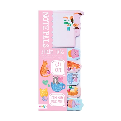 OOLY Note Pals Cat Café Sticky Tabs