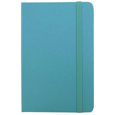 JAM Paper Travel Size Hardcover Notebook with Elastic Band