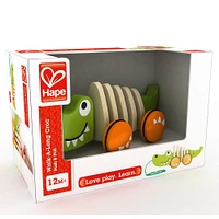 Hape Walk-A-Long Croc Wooden Toddler Pull Toy