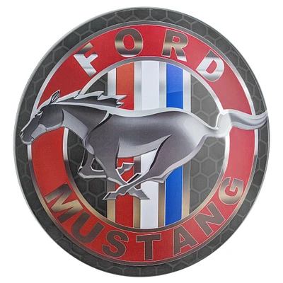 Ford Mustang Dome Metal Sign