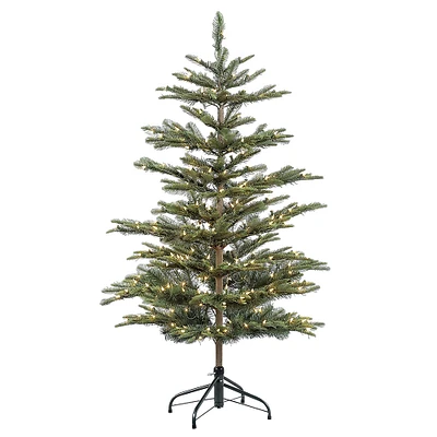 6 Pack: 4.5ft. Pre-Lit Aspen Fir Artificial Christmas Tree, Clear Lights