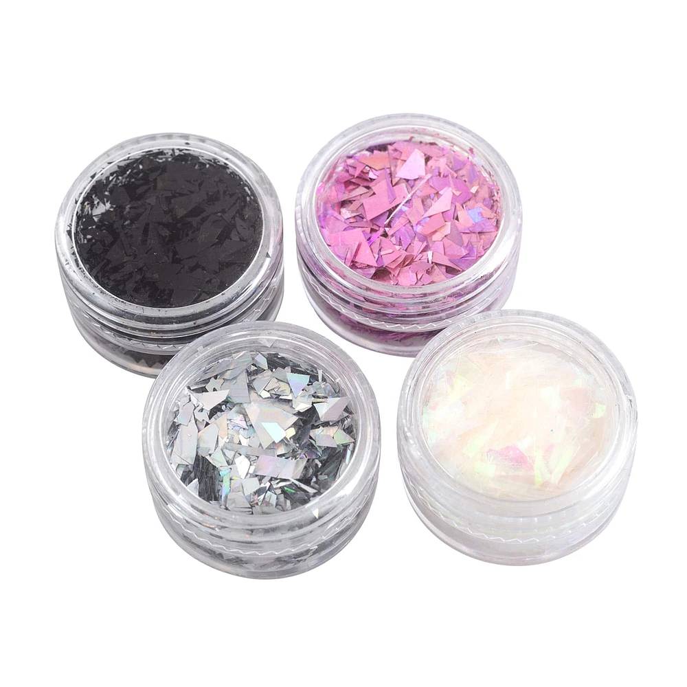 Color Pour Resin Holographic Foil Flakes Set