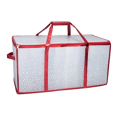 Simplify Red & White 128ct. Ornament Storage Organizer