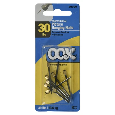 Ook® Professional Picture Hanging Nails, 8ct.