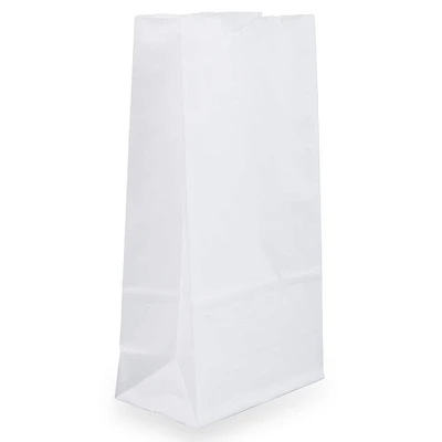 JAM Paper White Jumbo Kraft Lunch Bags, 500ct.