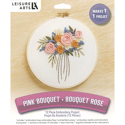 Leisure Arts® 6" Bouquet Embroidery Kit