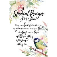 Woodland Grace Series A Special Prayer For You Wood Plaque With Easel