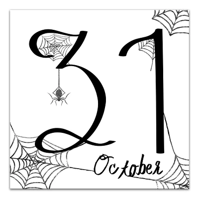 October 31 24" x 24" Canvas Wall Art