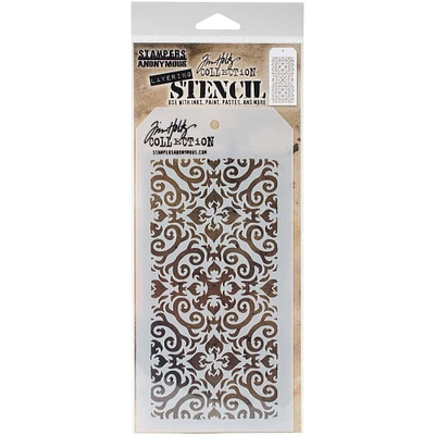 Stampers Anonymous Tim Holtz® Flames Layering Stencil