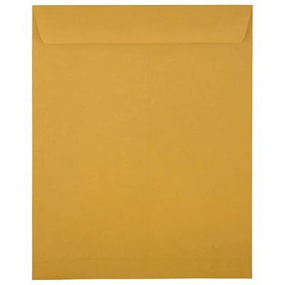 JAM Paper 11.5" x 14.5" Brown Kraft Open End Catalog Manila Envelopes