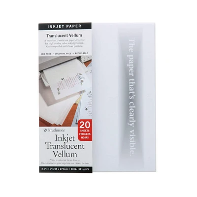 Strathmore® Inkjet Translucent Vellum, 8.5" x 11"