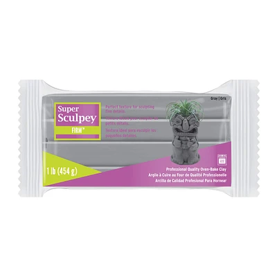 6 Pack: 1lb. Super Sculpey Firm™ Gray Oven-Bake Clay