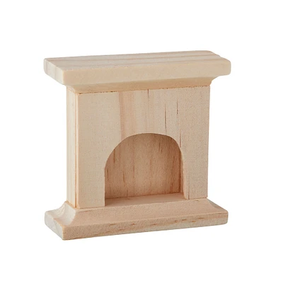 Miniatures Wood Fireplace by Make Market®