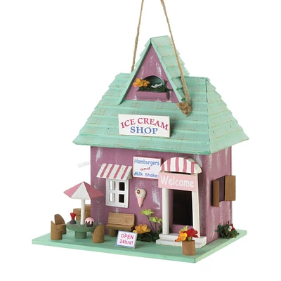 10.5'' Ice Cream Shop Birdhouse