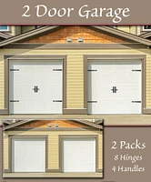 Household Essentials Black Carriage House Garage Door Magnet Set