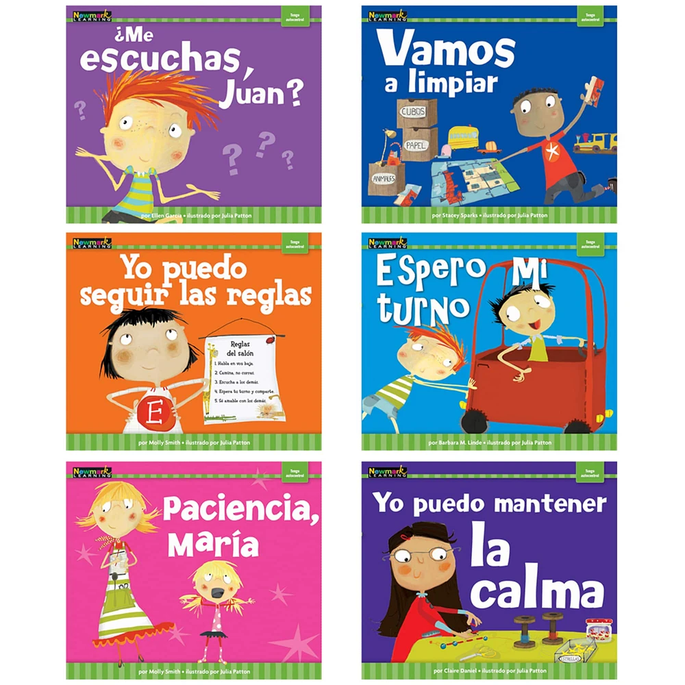 Newmark Learning MySELF Readers: I Am In Control of Myself, Spanish Small Book Set, 6ct.