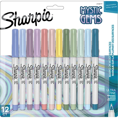 12 Packs: 12 ct. (144 total) Mystic Gems Sharpie® Ultra Fine Point Permanent Markers