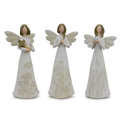 8.75" Angel Figurine Set