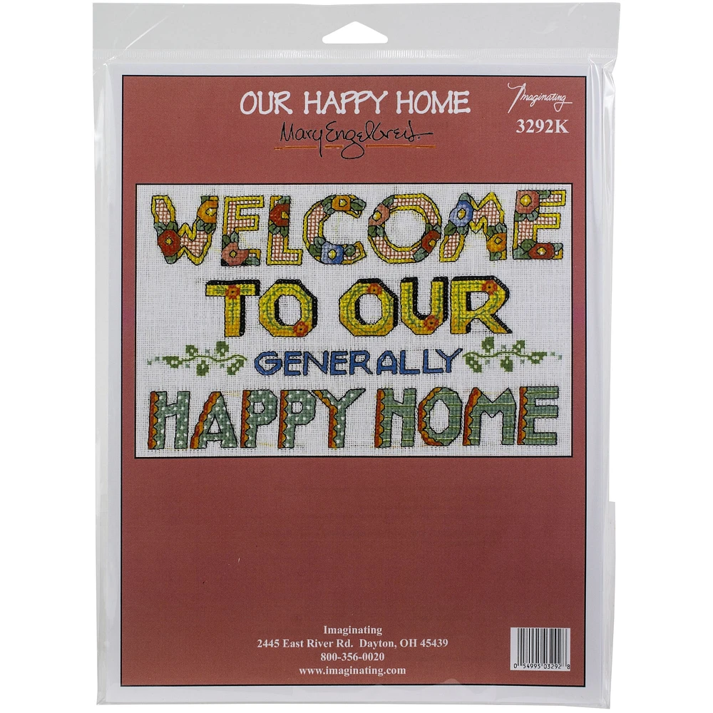 Imaginating Our Happy Home Counted Cross Stitch Kit