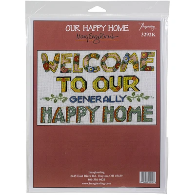 Imaginating Our Happy Home Counted Cross Stitch Kit