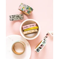 Maggie Holmes Garden Party Gold Foil Accents Washi Tape Set