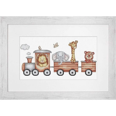 Luca-s Train Journey Counted Cross Stitch Kit