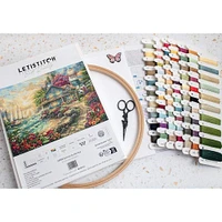 LetiStitch Sunrise by the Sea Counted Cross Stitch Kit