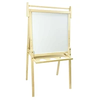 22" Chalkboard & White Erase Board Floor Easel