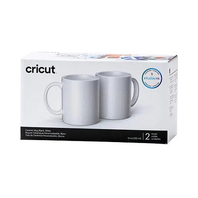Cricut® 12oz. White Ceramic Mug Blanks