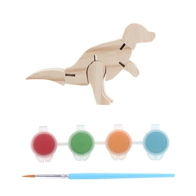 12 Pack: 3D Dinosaur Wood Figure by Creatology™