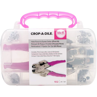 We R Memory Keepers® Crop-A-Dile® Pink Punch Kit