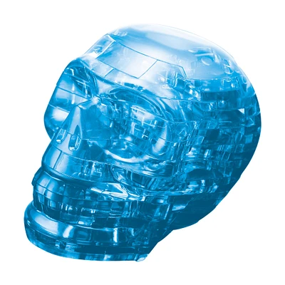 3D Crystal Puzzle - Skull (Blue): 48 Pcs