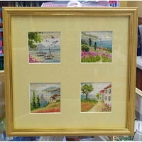 Alisa Lavender At The Sea Cross Stitch Kit