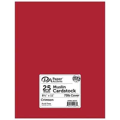 PA Paper™ Accents 8.5" x 11" 73lb. Smooth Cardstock, 25 Sheets