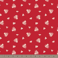 Springs Creative World Piece Red Pagoda Cotton Fabric