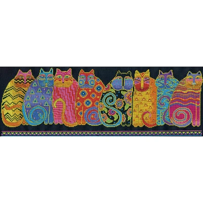 Design Works™ Feline Family Row Counted Cross Stitch Kit