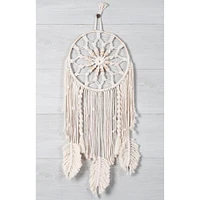 Solid Oak Make-ramé™ Mandala Dreamcatcher Macramé Decorative Hanging Kit