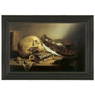 Design Toscano A Vanitas Still Life 1645 Canvas Replica Painting Wall Décor