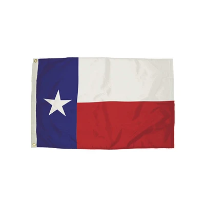 Flagzone Texas Outdoor Flag with Heading & Grommets