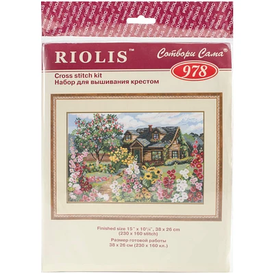 RIOLIS Flowering Garden Counted Cross Stitch Kit