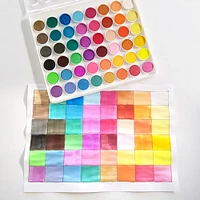 6 Pack: Micador Jr. 48 Color Watercolor Palette Paint Set