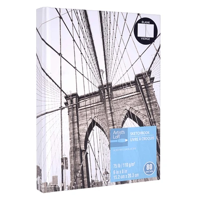 Brooklyn Bridge Hardcover Sketchbook by Artist's Loft®, 6" x 8"