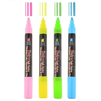 6 Packs: 4 ct. (24 total) Marvy® Uchida Bistro Neon Chisel Tip Chalk Marker Set