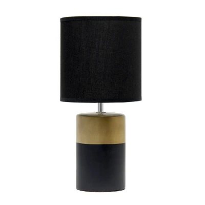 Simple Designs Two Toned Basics Table Lamp