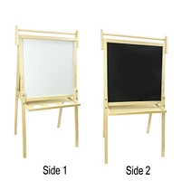 22" Chalkboard & White Erase Board Floor Easel